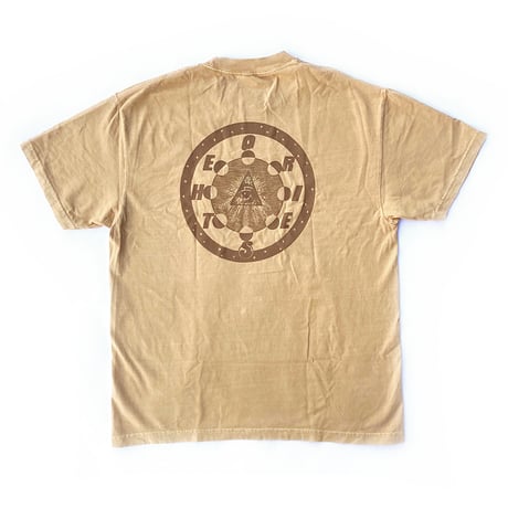 Theories s/s T-shirts 25HOLIDAY FALL morinig star garment dyed MUSTARD