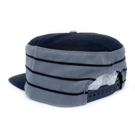 KAONKA cap 24FALL blackletter embriderd classic cap BLACK/CHARCOAL/BLACK stitch カオンカ キャップ