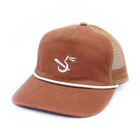 5ivenuts cap 25SUMMER hunt logo EMB mesh hat RUST ファイブナッツ オリジナル メッシュ キャップ