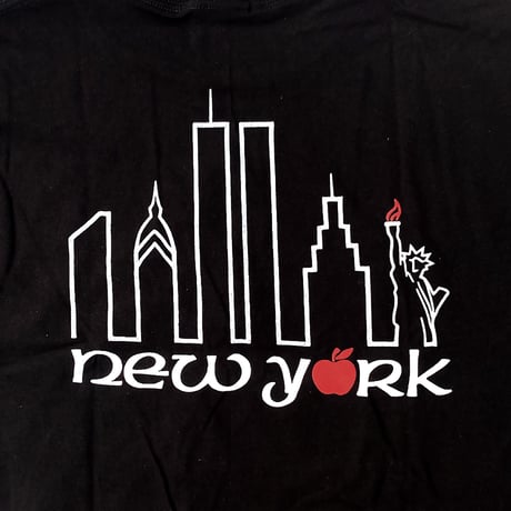 Theories s/s T-shirts 26SPRING big apple BLACK セオリーズ Tシャツ 半袖