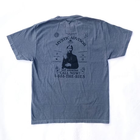 Theories s/s T-shirts 26SPRING mystic adviser WASHED.NAVY セオリーズ Tシャツ 半袖