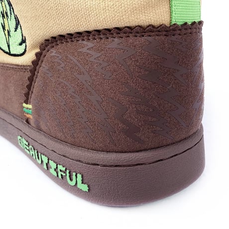 beautiful planet shoes 26SPRING sacred trail BROWN vegan suede ビューティフルプラネット シューズ