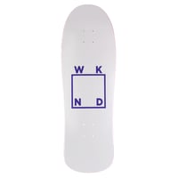WKND directional deck 25HOLIDAY team logo board LT.GREY/BLUE 9.875"SD ウィークエンド スケートボード デッキ