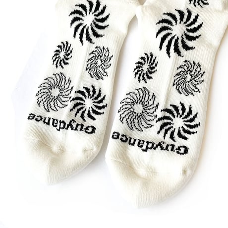 GUYDANCE socks 26WINTER sun OFF.WHITE