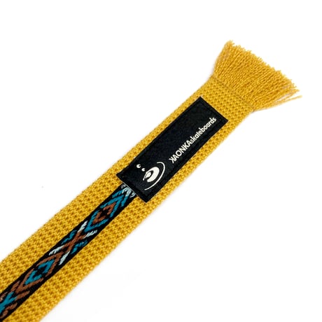 KAONKA belt 26SUMMER ortega tape outdoor nylon belt MUSTERD/BROWN&BLUE.TAPE カオンカ ベルト