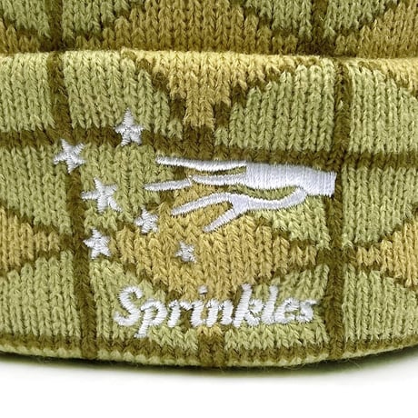 Sprinkles beanie 25WIN GREEN&YELLOW