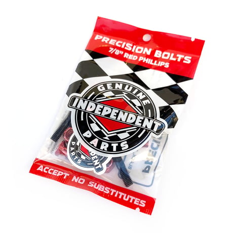 independent bolt 7/8" phillips(+) BLACK/RED