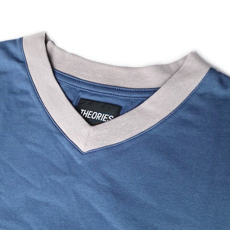 Theories s/s T-shirts 23SUMMER football BLUE セオリーズ Tシャツ 半袖