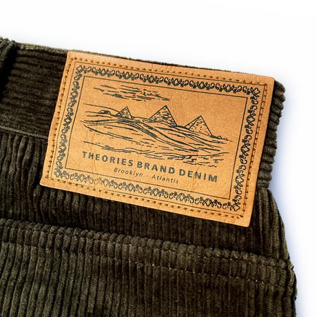 Theories pants 25FALL pavillion wide wale corduroy MOSS セオリーズ コーデュロイ パンツ