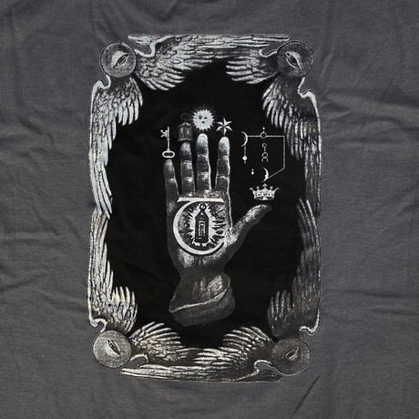Theories s/s T-shirts 24SPRING hand of theories CHARCOAL セオリーズ Tシャツ 半袖