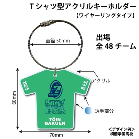 第12回全国7人制大会アクリルキーホルダー（在庫販売分）