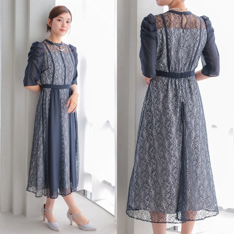 シフォン切り替えスタイルアップドレス | ZORVA シフォン切り替えスタイルアップドレス | ZORVA