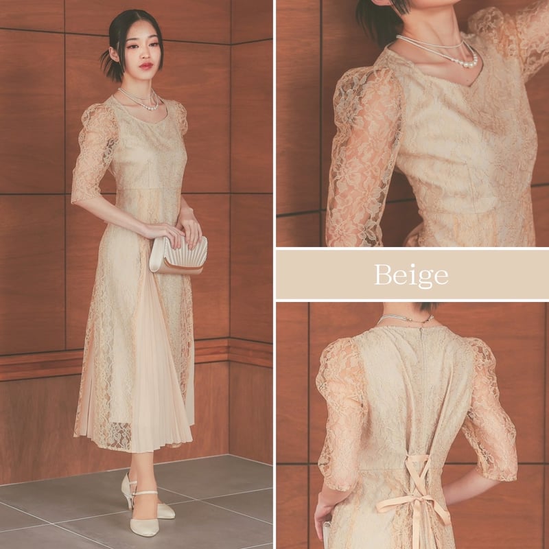 プリーツ切替えスタイリッシュドレス | ZORVA