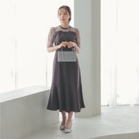 スタイリッシュマーメイドドレス  チャコール