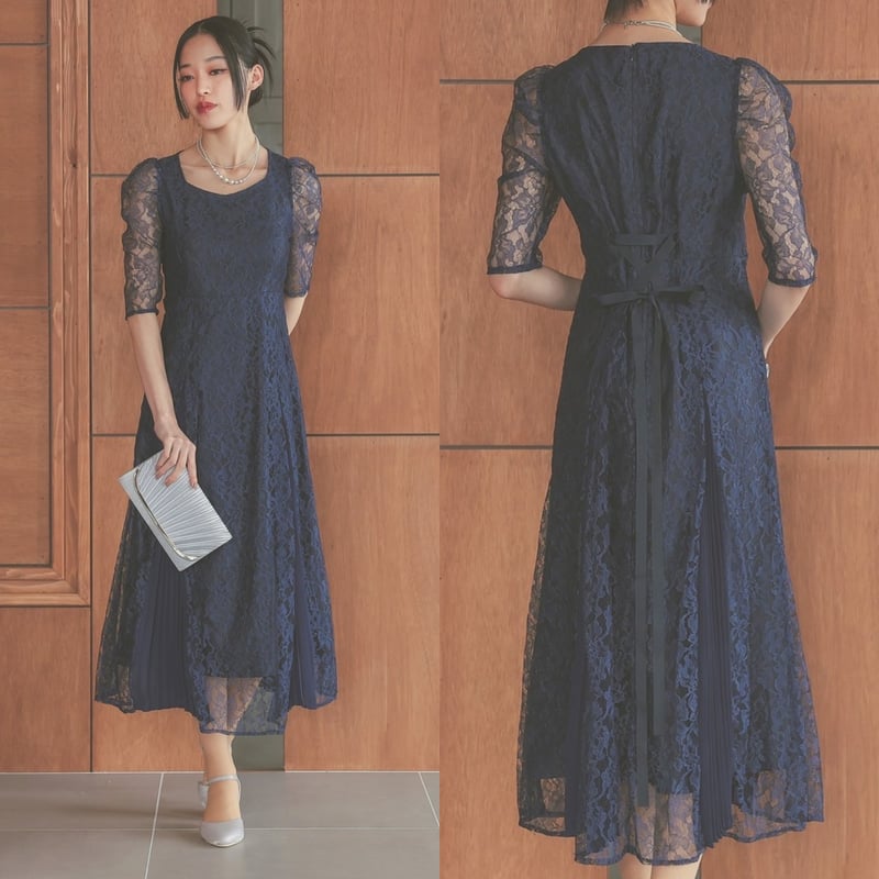 プリーツ切替えスタイリッシュドレス | ZORVA