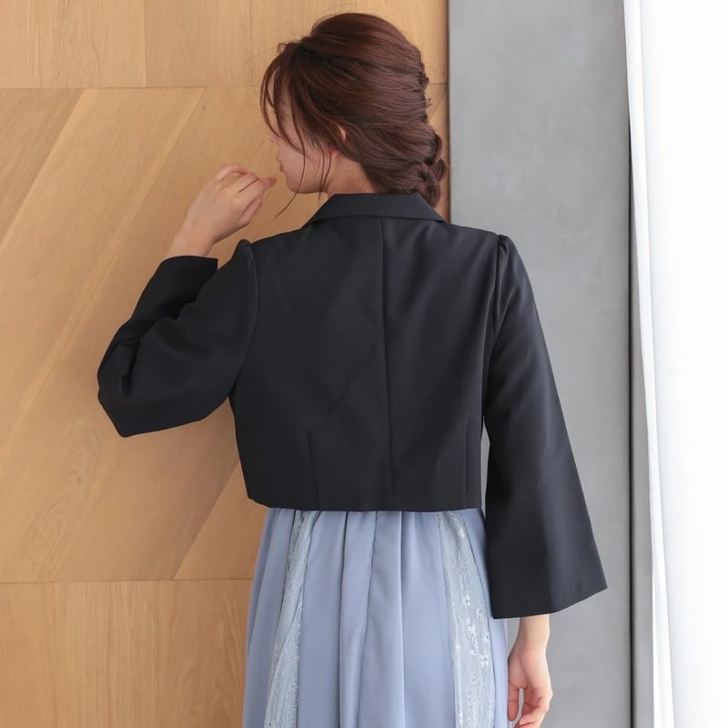 袖スリットテーラードショートジャケット | ZORVA