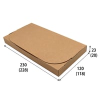 差込み式メール便ケース　ネコポス・ゆうパケット小物サイズ　【厚み:24.5ｍｍ】230×120　【100枚入】
