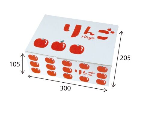 りんご　ウールボックス ギフト箱 りんごの国から 210×300×110mmほか「30枚・50枚
