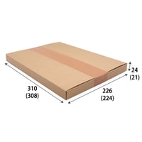 タトウ式（ヤッコ型）メール便ケース ネコポスA4【厚み24ｍｍ】 310×226【100枚入】