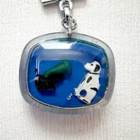 flan RUBAN BLUE ブルボンキーホルダー | Chouette