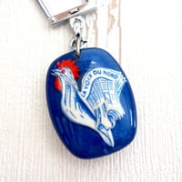 flan RUBAN BLUE ブルボンキーホルダー | Chouette