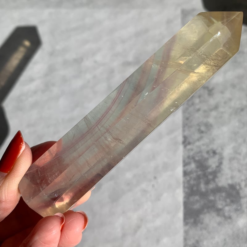 178.キャンディフローライトポイント【天然石・鉱物・パワーストーン