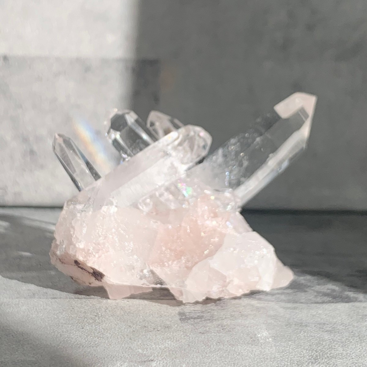 148.ピンクレムリアンシードクリスタル【天然石・鉱物・パワーストーン