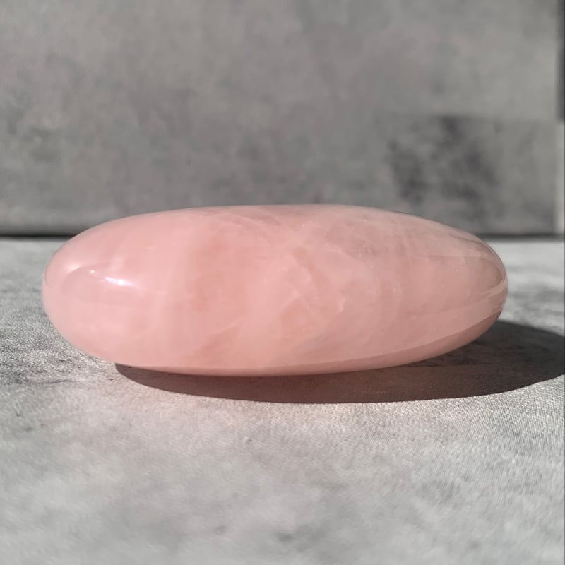 96.ローズクォーツパーム【天然石・鉱物・パワーストーン】 | mool stone