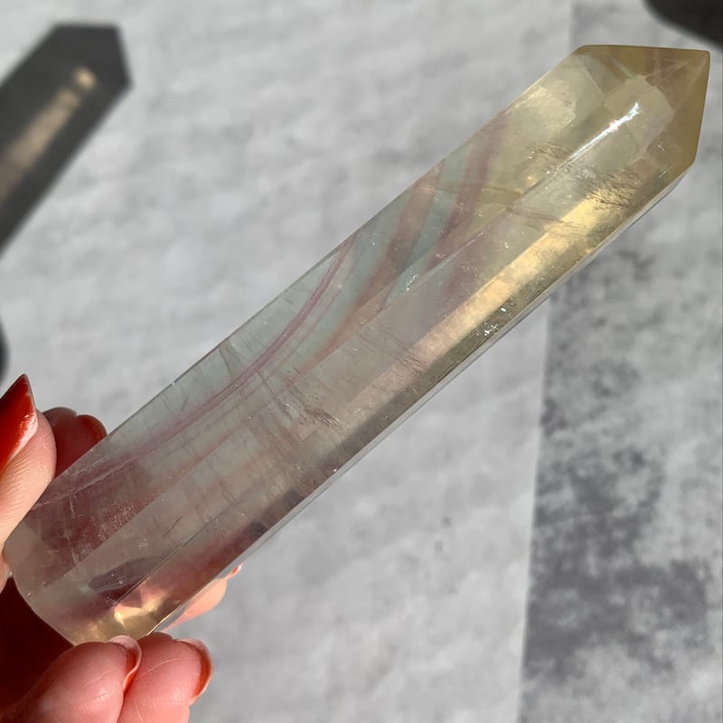 178.キャンディフローライトポイント【天然石・鉱物・パワーストーン