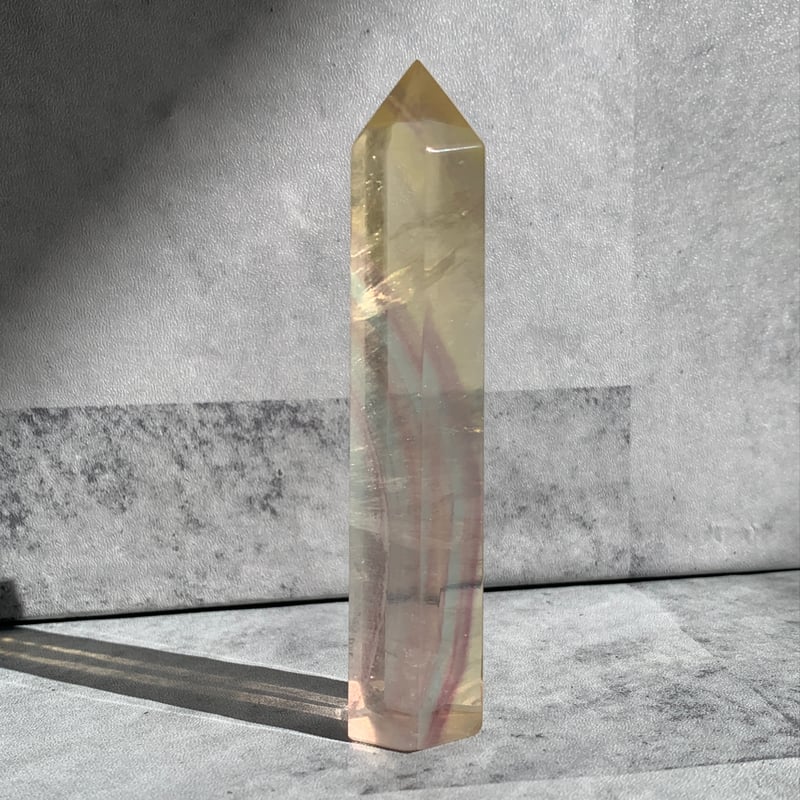 178.キャンディフローライトポイント【天然石・鉱物・パワーストーン