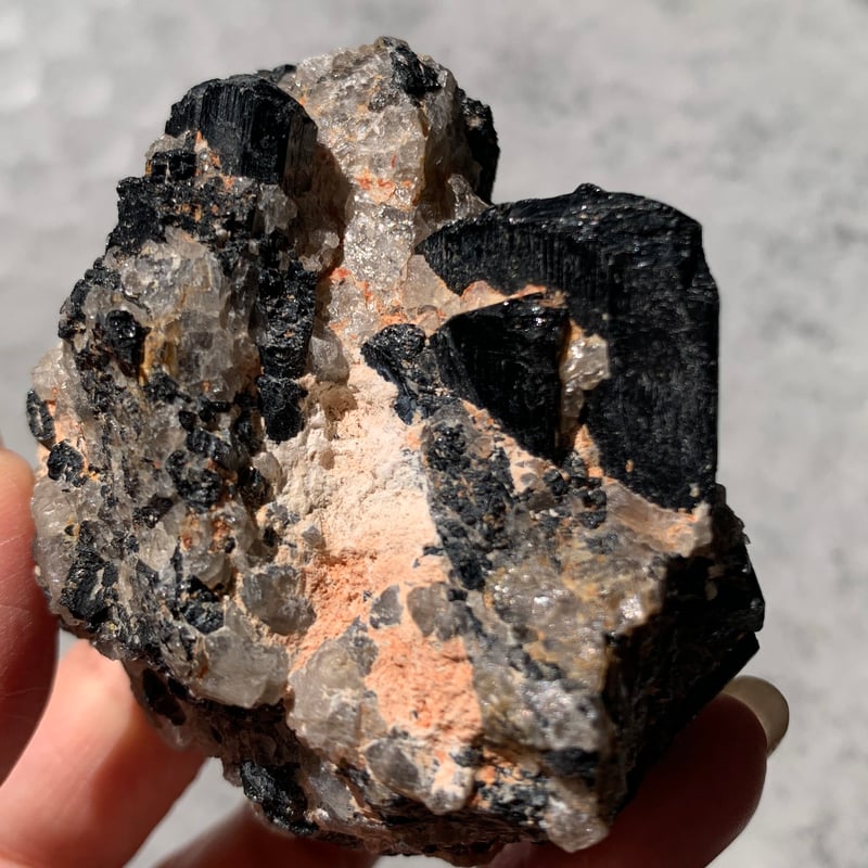 4.母岩付きブラックトルマリン【天然石・鉱物・パワーストーン