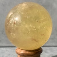 134.イエローフローライトスフィア【天然石・鉱物・パワーストーン】