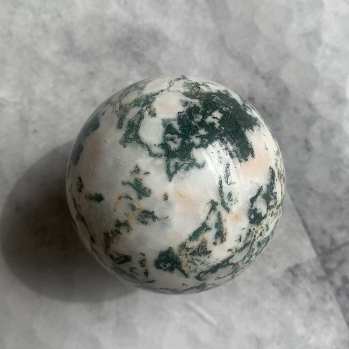 モスアゲート＊9.1cm大玉スフィア＊パワーストーン天然石 モスアゲート＊9.1cm大玉スフィア＊パワーストーン天然石 【公式通販】