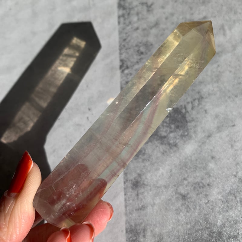 178.キャンディフローライトポイント【天然石・鉱物・パワーストーン