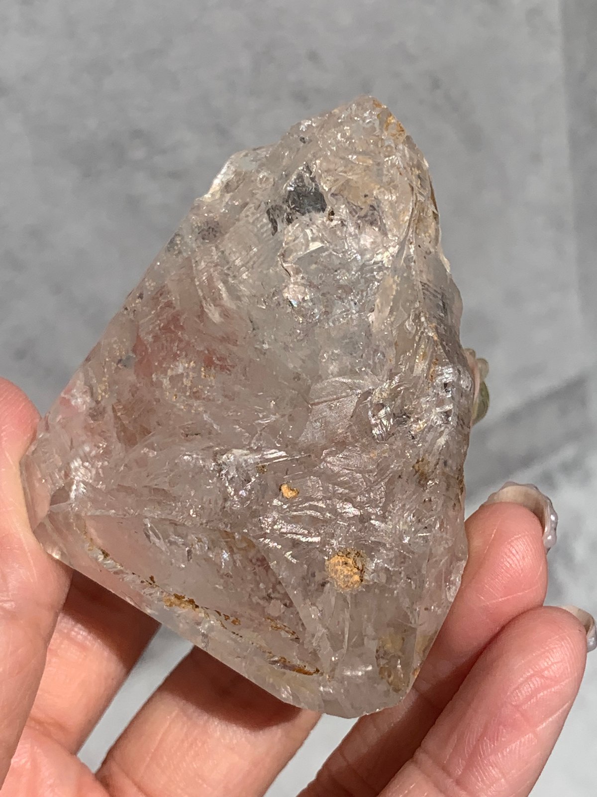 天然石② オイルインエレスチャル エレスチャル・クォーツ club】 stone ｜石の販売専門店【vec 置物
