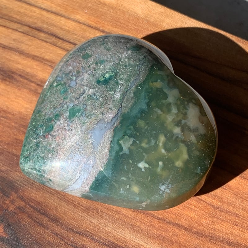 25.モスアゲートハート②【天然石・鉱物・パワーストーン】 | mool stone