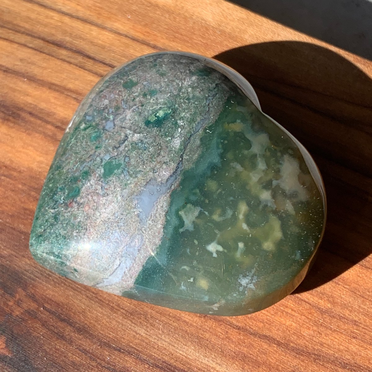 パープルモスアゲート 月 スカル 天然石 456g 394217913adb54ef01bfb3dcc60e1f