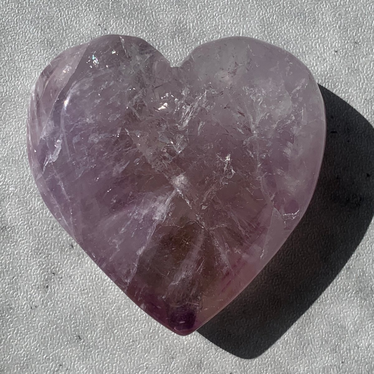 パープル瑪瑙♡パープルアゲート♡ハート♡No.537 159.パープルアゲート ハート【天然石・鉱物・パワーストーン