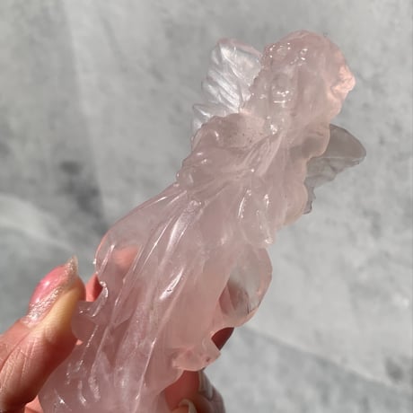 14.ローズクォーツエンジェル【天然石・鉱物・パワーストーン】