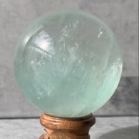 135.グリーンフローライトスフィア【天然石・鉱物・パワーストーン】