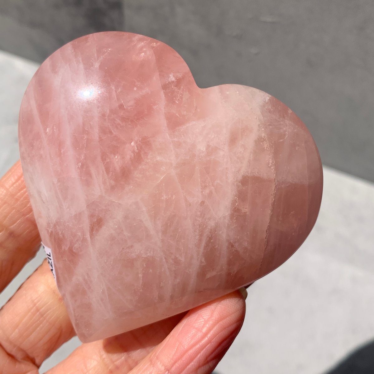 ローズクォーツハート天使の羽♡No.1082 ローズクォーツハート天使の羽♡No.1082 ローズクォーツハート