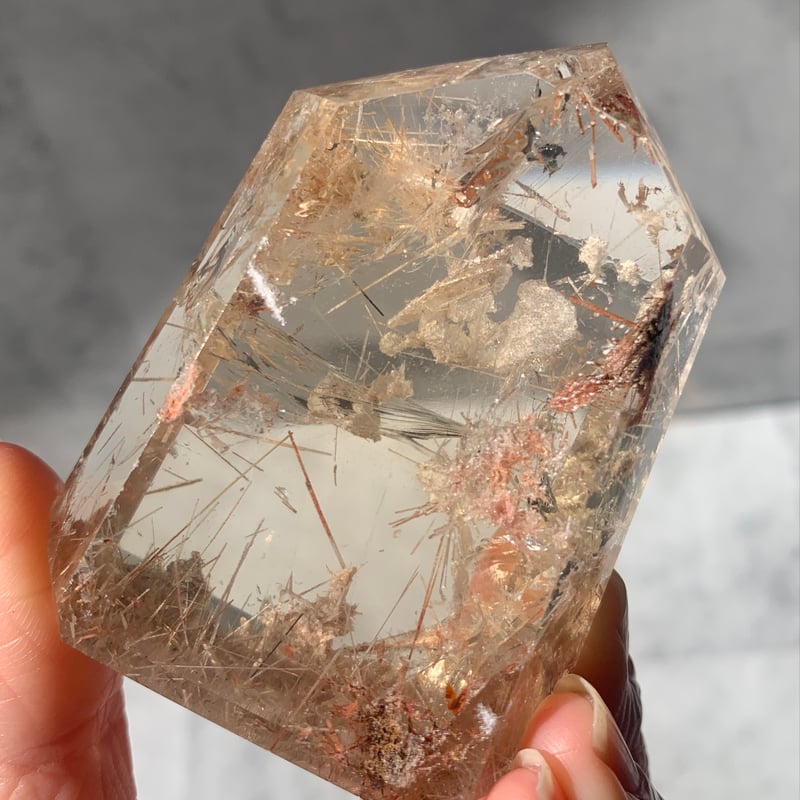 4月限定お値下】✧手掘り ブラジル産 ガーデンクォーツ 犬 お金✧