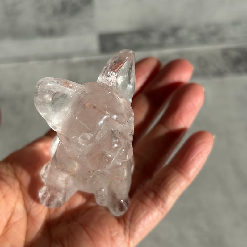 クリア クォーツ 豚 彫り物 クリア クォーツ 豚 彫り物 クリア クォーツ 豚 彫り物 クリア