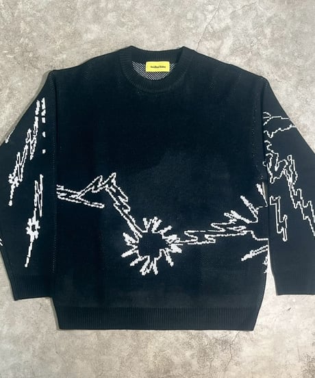 JACQUARD CREW NECK KNIT