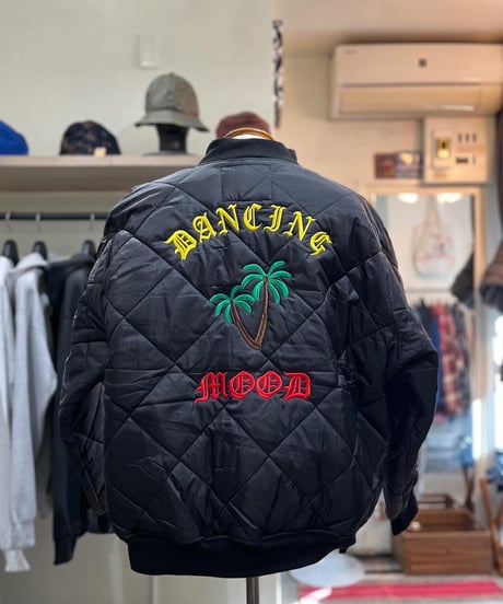 DANCING MOOD"NYLON QUILTED FLIGHT JACKET"