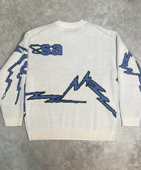 JACQUARD CREW NECK KNIT