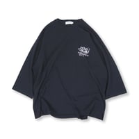 Relax fit Script Logo Raglan Sleeve Tee NAVY