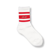 NoTe LOGO LINE SOCKS RED