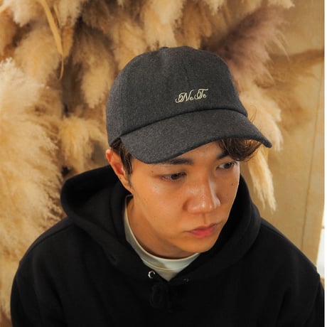 NoTe LOGO WOOL CAP CHARCOAL