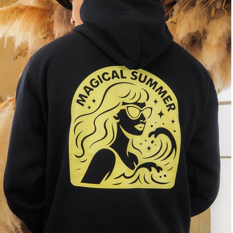 MAGICAL SUMMER GIRL PULLOVER SWEAT NAVY